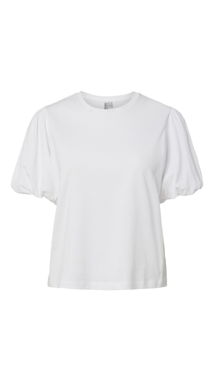 CAMISETA MANGA ABULLONADA