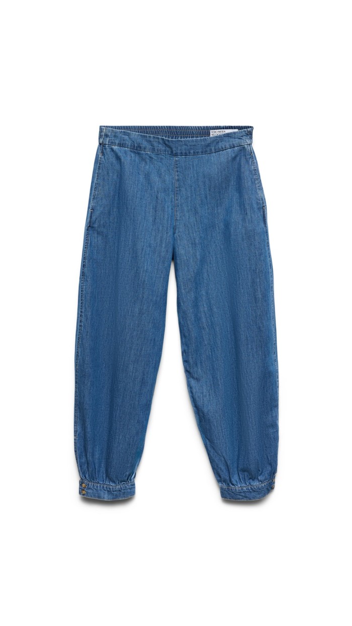 PANTALÓN JEANS AZUL BOMBACHO