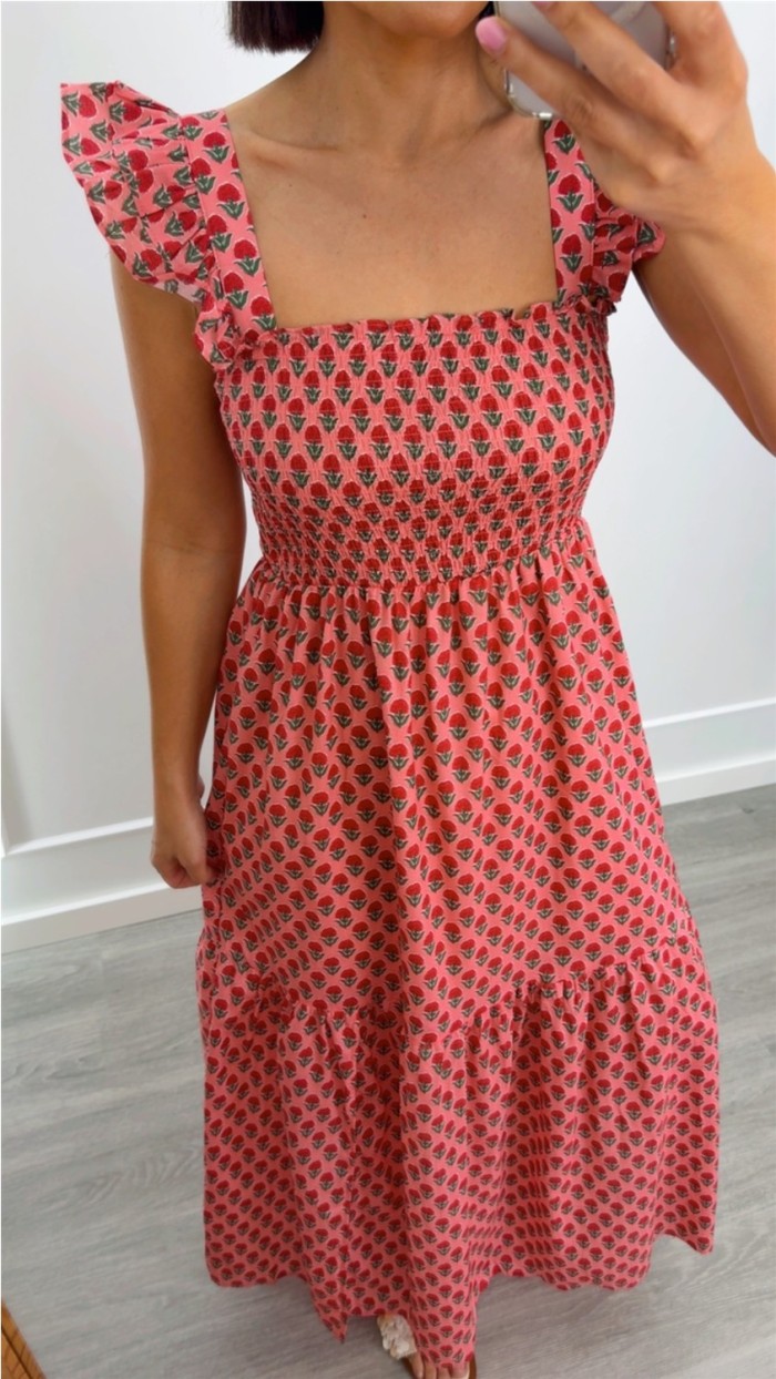VESTIDO ESTAMPADO FLORES