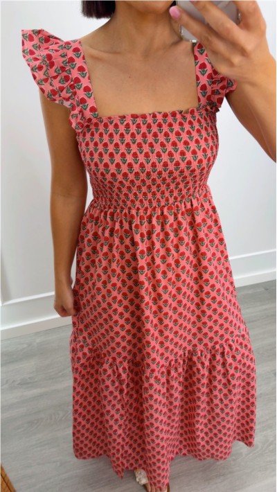 VESTIDO ESTAMPADO FLORES