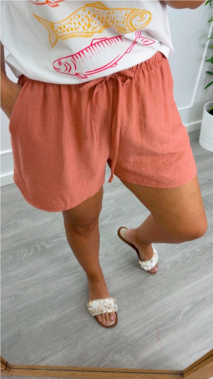 PANTALÓN CORTO FLUÍDO TELA