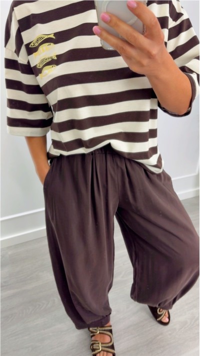 PANTALÓN ADALINO COLOR CHOCO