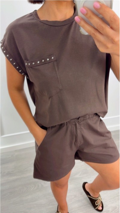 PANTALÓN CORTO CHOCO GOMA EN CINTURA 2