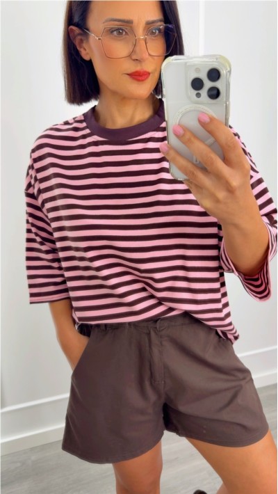 PANTALÓN CORTO CHOCO GOMA EN CINTURA