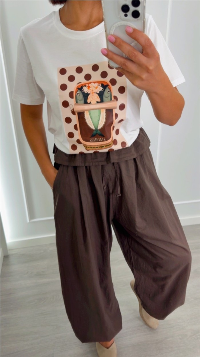 CAMISETA DIBUJO SARDINAS