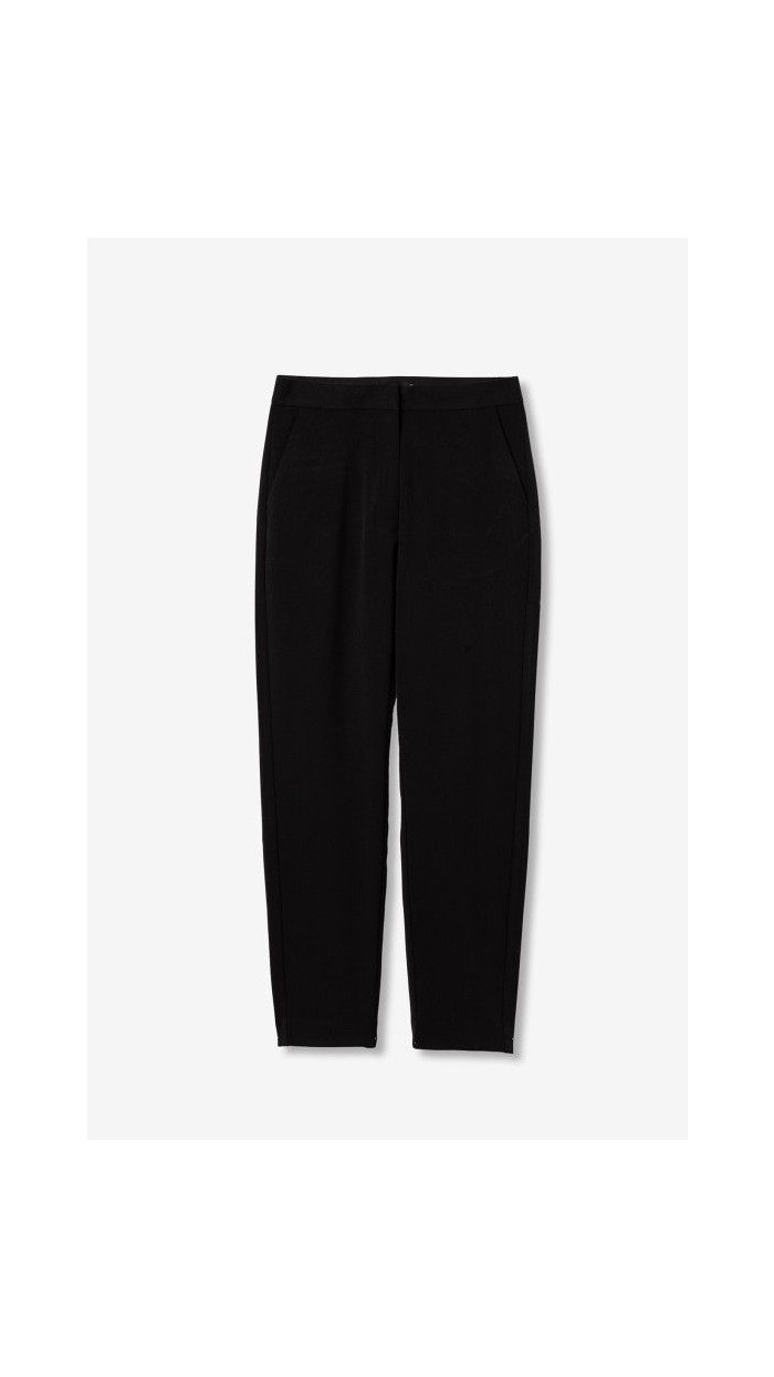 PANTALÓN NEGRO 63% POLYESTER 33% VISCOSE 4% ELASTANE
