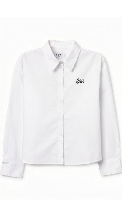 CAMISA BLANCA 70% COTTON 30% POLYESTER