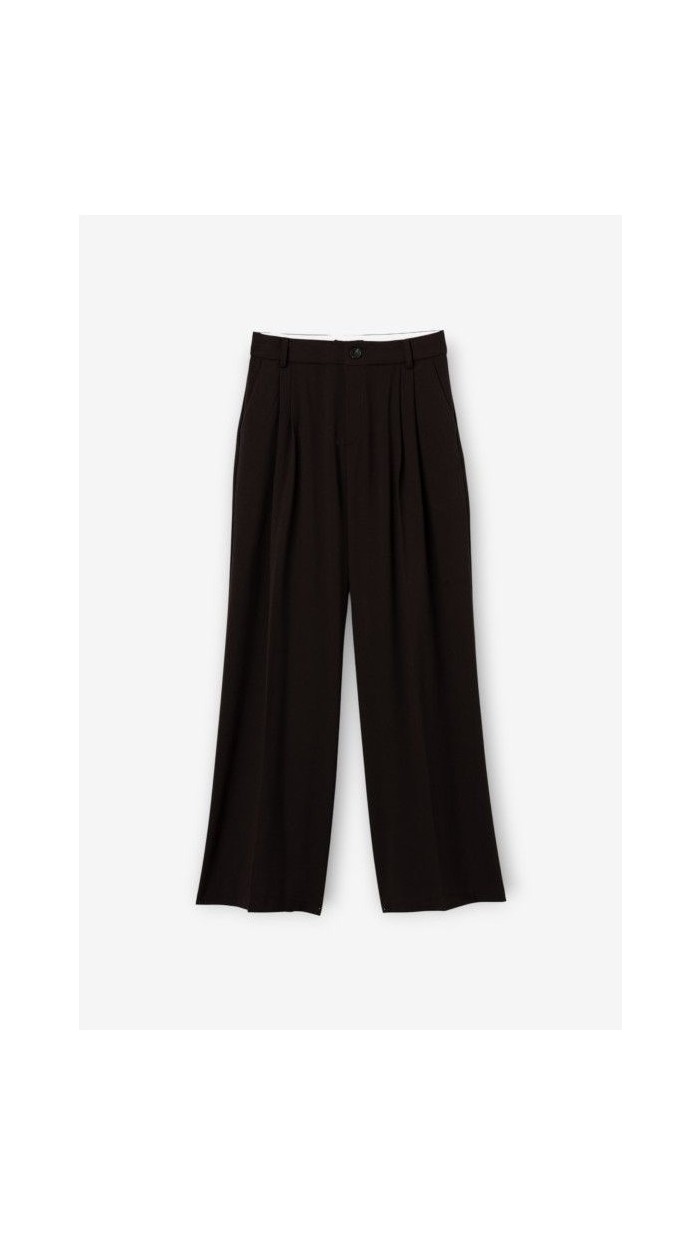 PANTALÓN FLUÍDO 63% POLYESTER 33% VISCOSE 4% ELASTANE