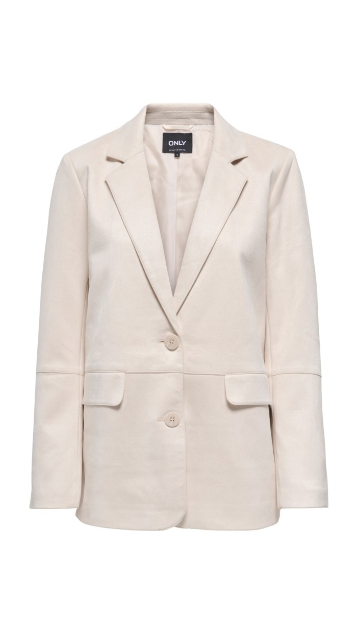 BLAZER SUEDE MARRÓN, BEIGE Y CAMEL