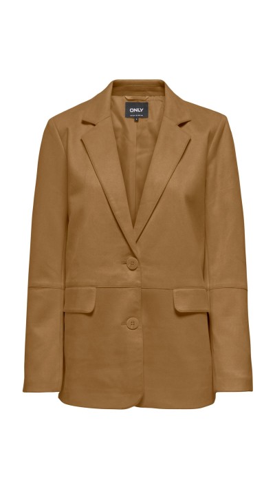 BLAZER SUEDE MARRÓN, BEIGE Y CAMEL