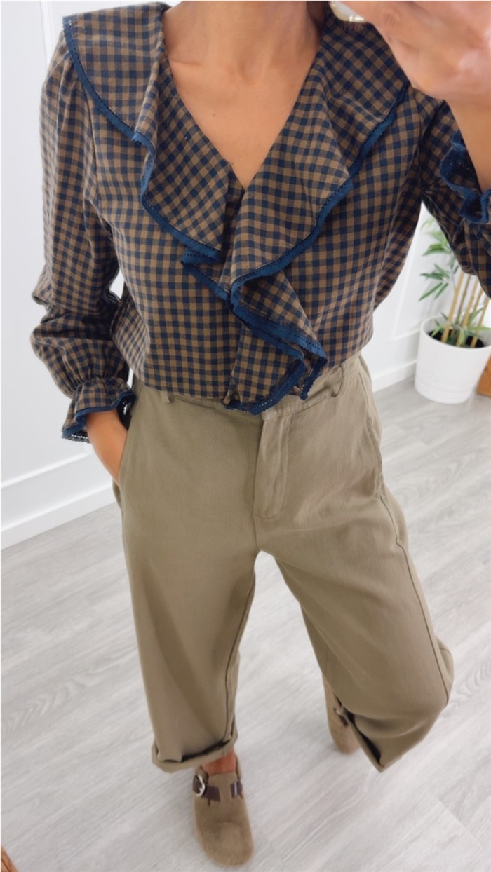 PANTALÓN BARREL GOMA CINTURA