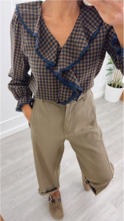 PANTALÓN BARREL GOMA CINTURA