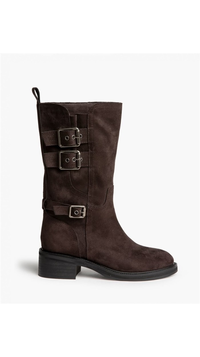 bota biker marrón
