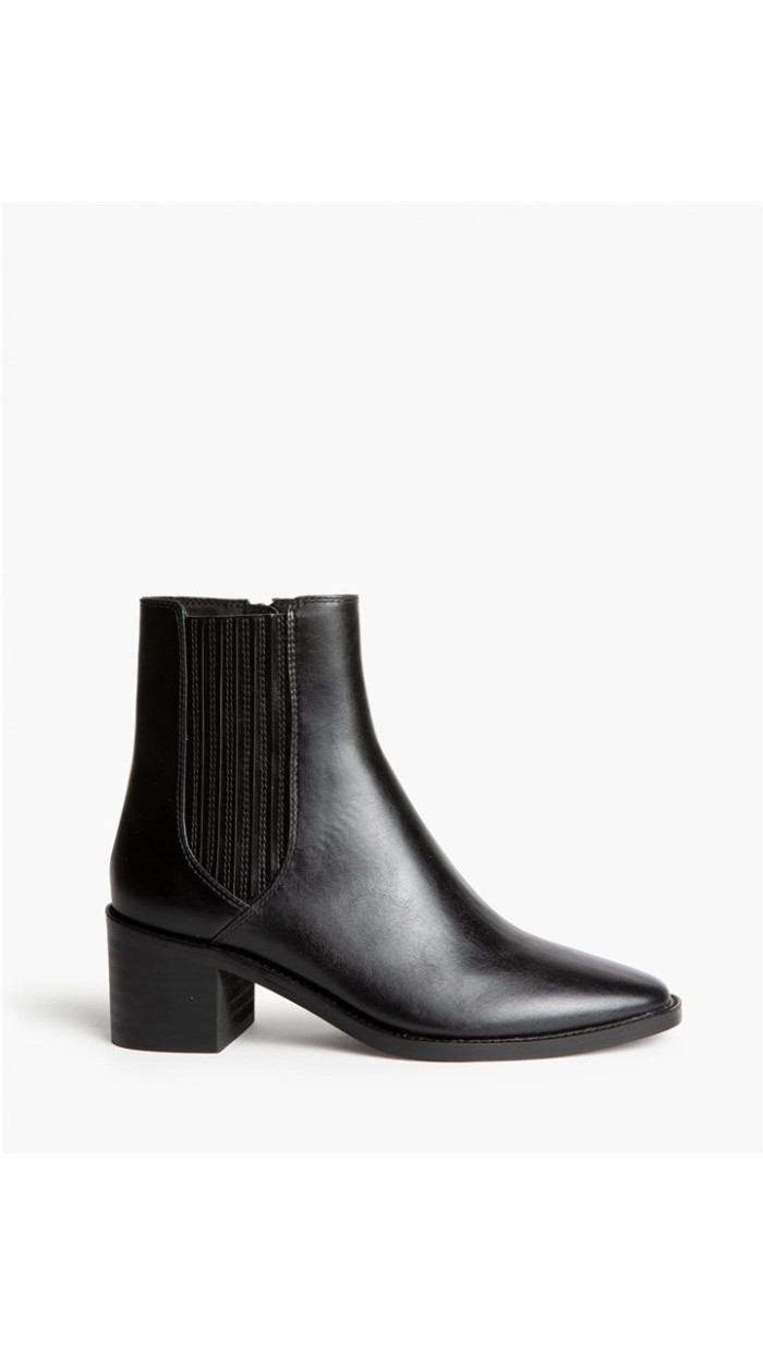 botin chelsea negro