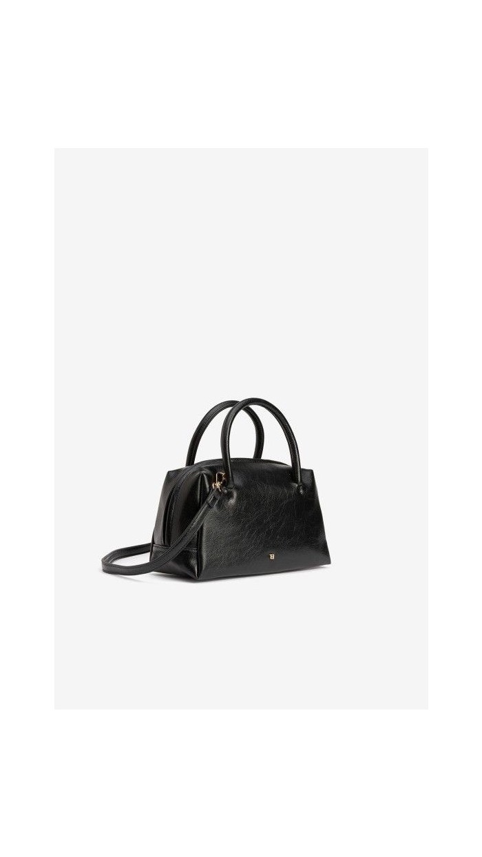 bolso negro polipiel asas