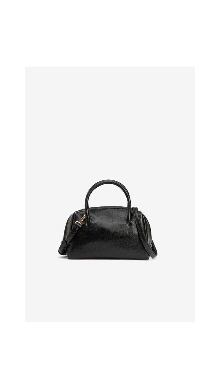 bolso negro polipiel asas