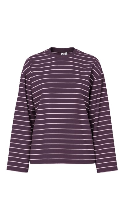 camiseta manga larga color vino