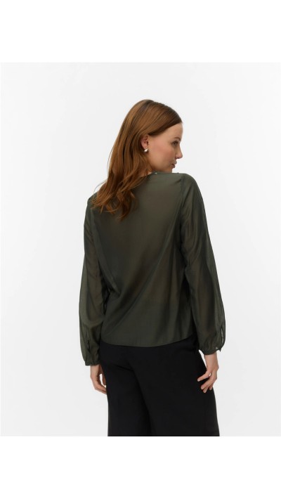 blusa verde volanes gasa 2