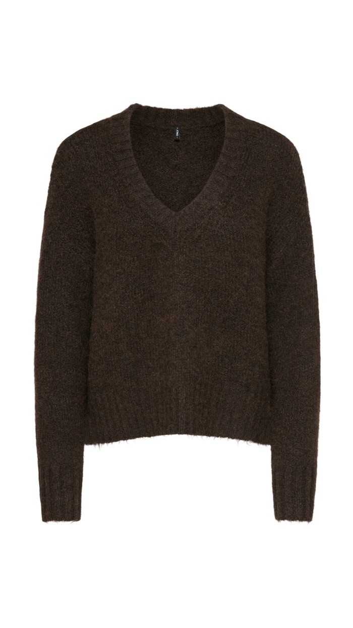jersey cuello pico punto cenefa