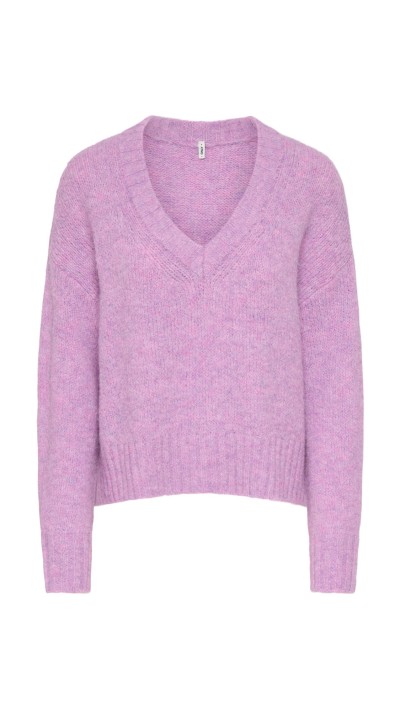 jersey cuello pico punto cenefa