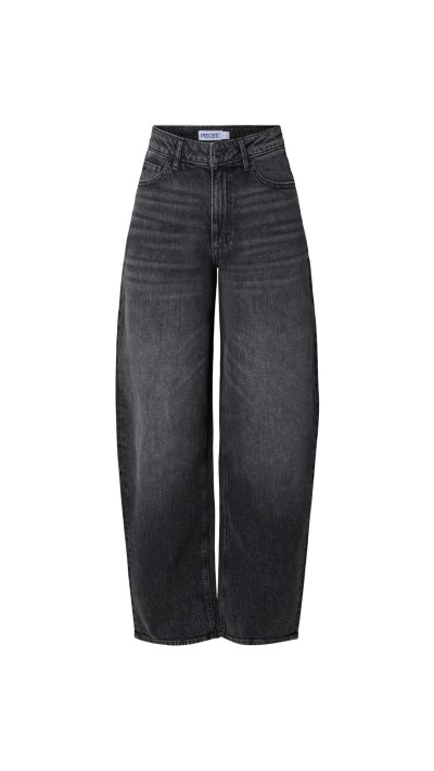 jeans barrel gris oscuro