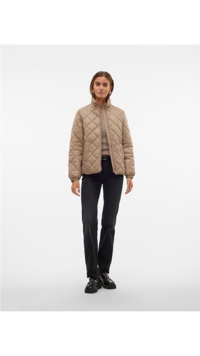 CHAQUETA FINA CAMEL CUELLO MAO 2