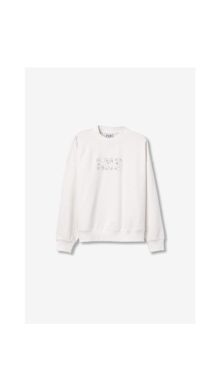 SUDADERA BLANCA DETALLE