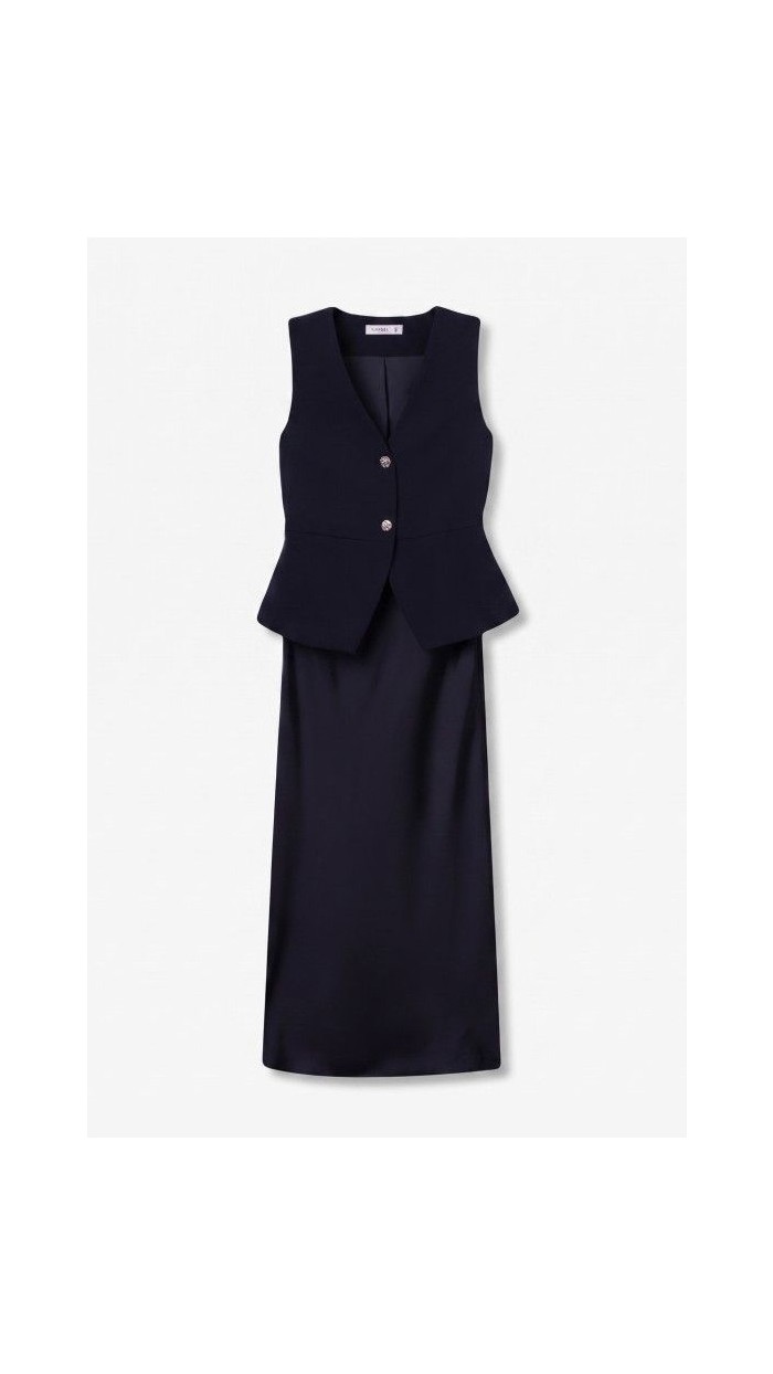 VESTIDO JERIMY AZUL MARINO