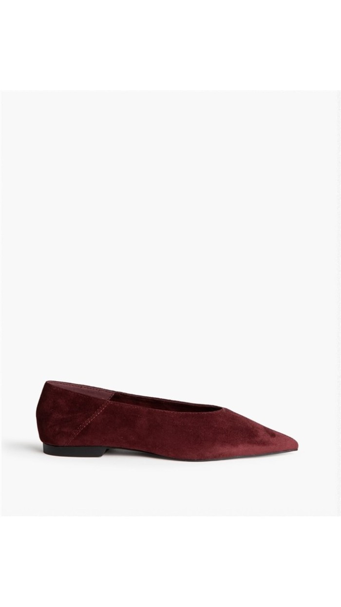 BAILARINA SUEDE PUNTA BURDEOS