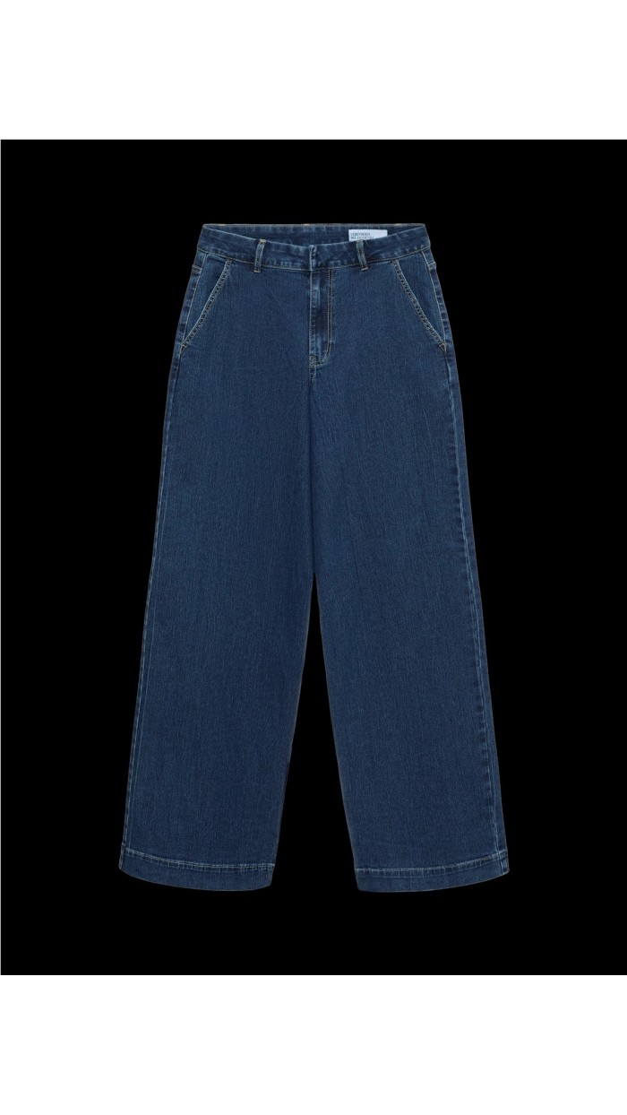 PANTALÓN BOLSILLOS LATERALES VAQUERO Y NEGRO